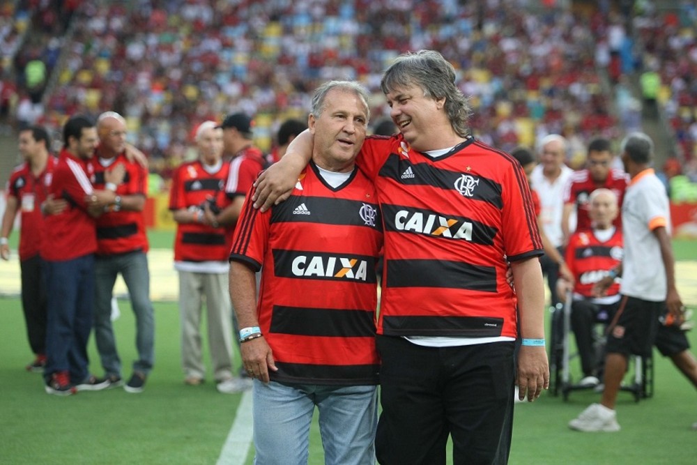Gaušo (desno) sa Flamengovom legendom Zikom 